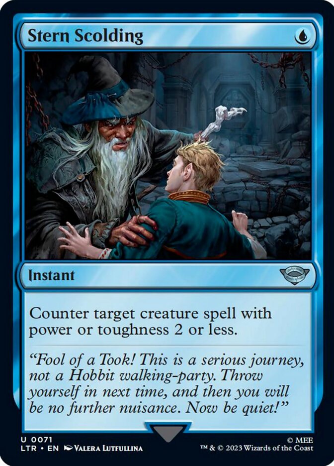 Stern Scolding [The Lord of the Rings: Tales of Middle-Earth] [Foil]