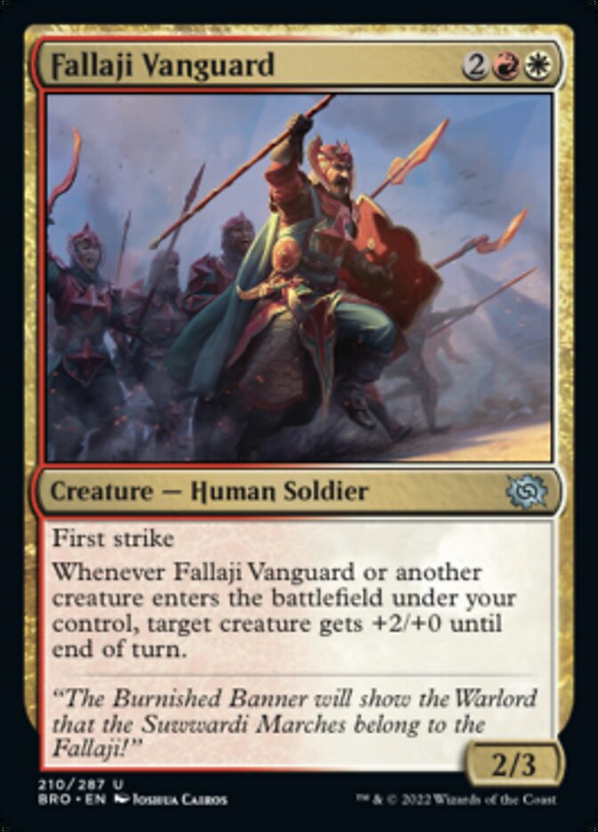 Fallaji Vanguard [The Brothers' War] [Foil]