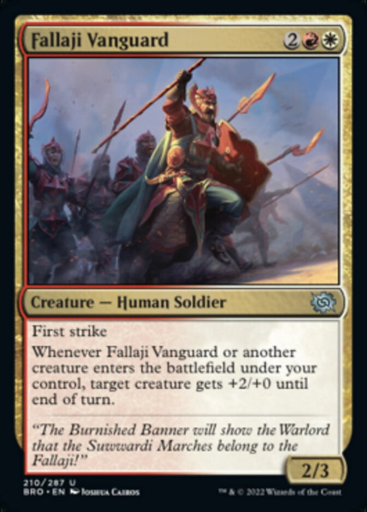 Fallaji Vanguard [The Brothers' War] [Foil]