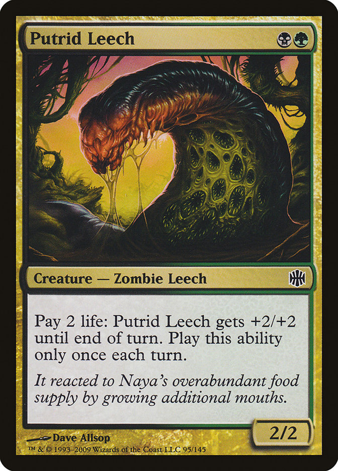 Putrid Leech [Alara Reborn] [Foil]