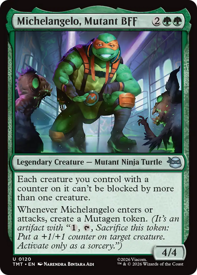 Michelangelo, Mutant BFF [Teenage Mutant Ninja Turtles] [Foil]