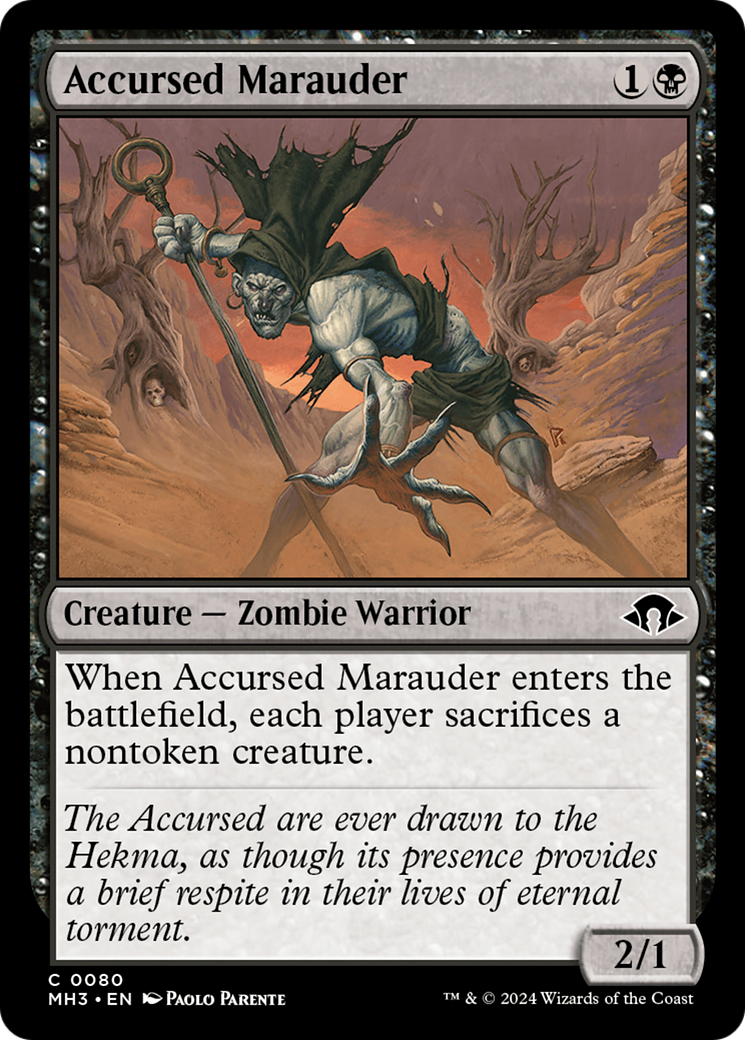 Accursed Marauder [Modern Horizons 3] [Foil]