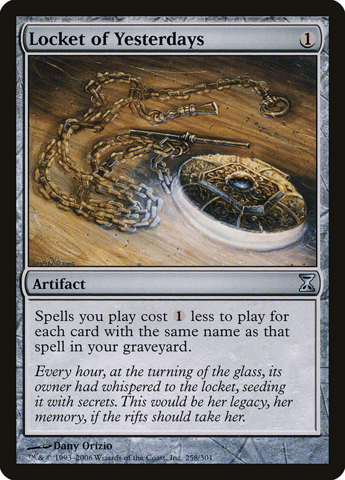 Locket of Yesterdays [Time Spiral] [Foil]