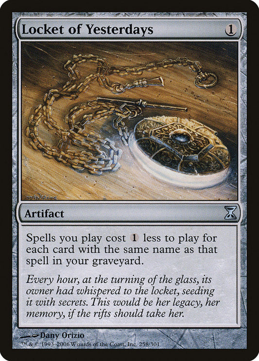 Locket of Yesterdays [Time Spiral] [Foil]