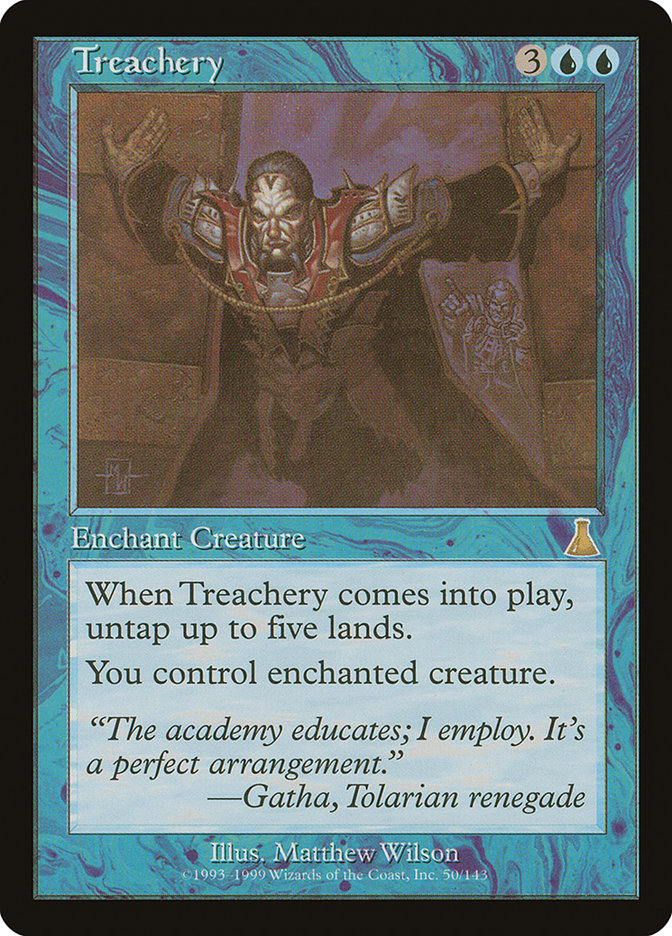 Treachery [Urza's Destiny] [Foil]