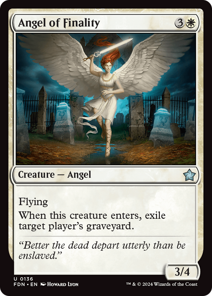 Angel of Finality [Foundations] [Foil]