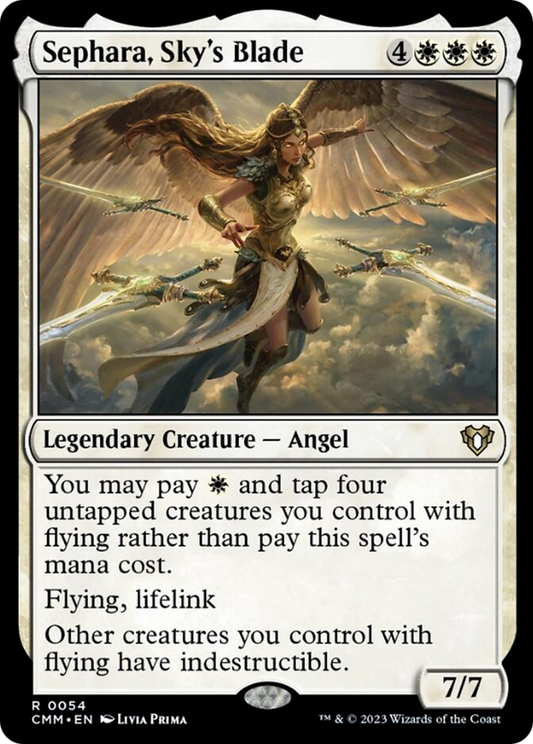 Sephara, Sky's Blade [Commander Masters] [Foil]