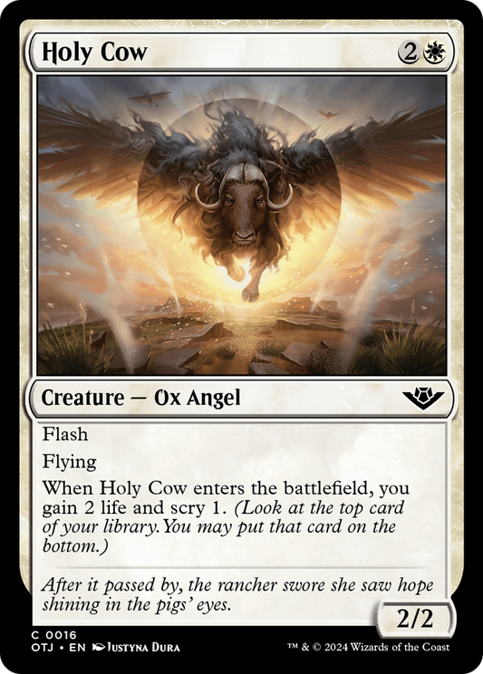 Holy Cow [Outlaws of Thunder Junction] [Foil]