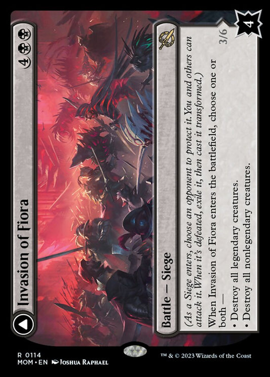 Invasion of Fiora // Marchesa, Resolute Monarch [March of the Machine] [Foil]