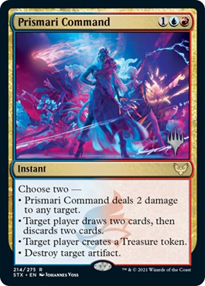Prismari Command (Promo Pack) [Strixhaven: School of Mages Promos] [Foil]
