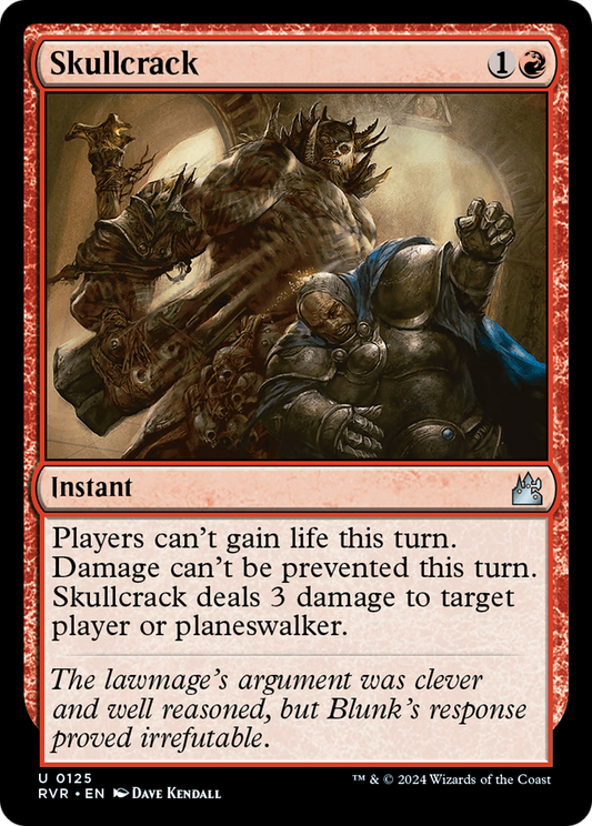 Skullcrack [Ravnica Remastered] [Foil]