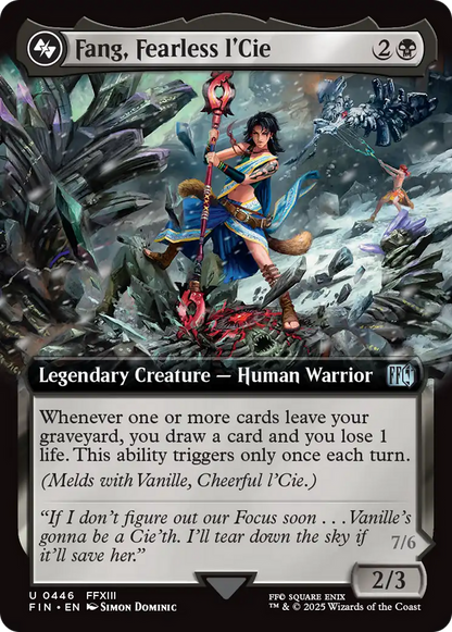 Fang, Fearless l'Cie (Extended Art) [FINAL FANTASY] [Foil]