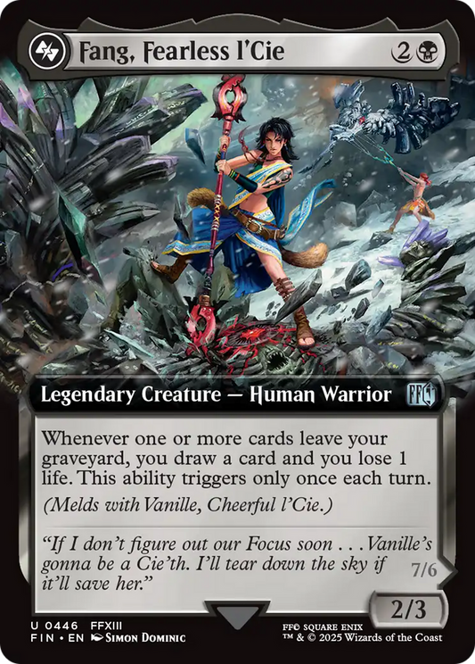 Fang, Fearless l'Cie (Extended Art) [FINAL FANTASY] [Foil]