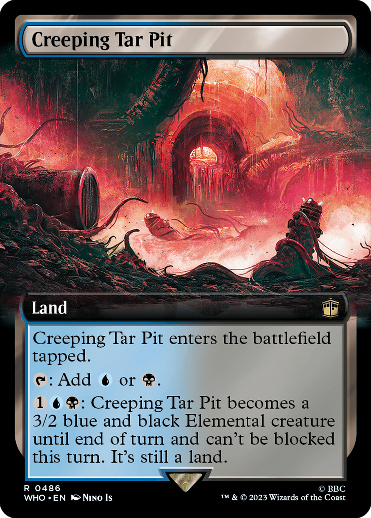 Creeping Tar Pit (Extended Art) [Doctor Who] [Foil]
