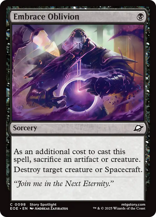 Embrace Oblivion [Edge of Eternities] [Foil]
