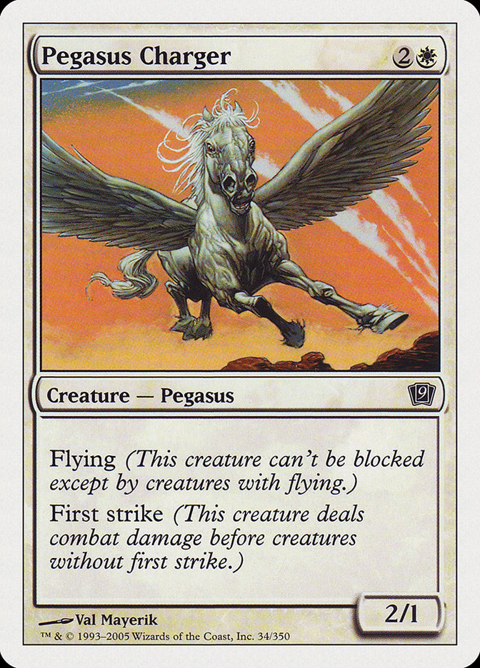 Pegasus Charger [Ninth Edition] [Foil]