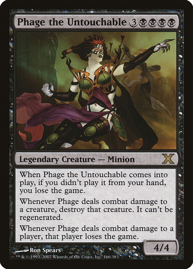 Phage the Untouchable [Tenth Edition] [Foil]