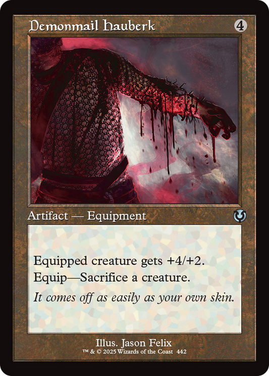 Demonmail Hauberk (Retro Frame) [Innistrad Remastered] [Foil]
