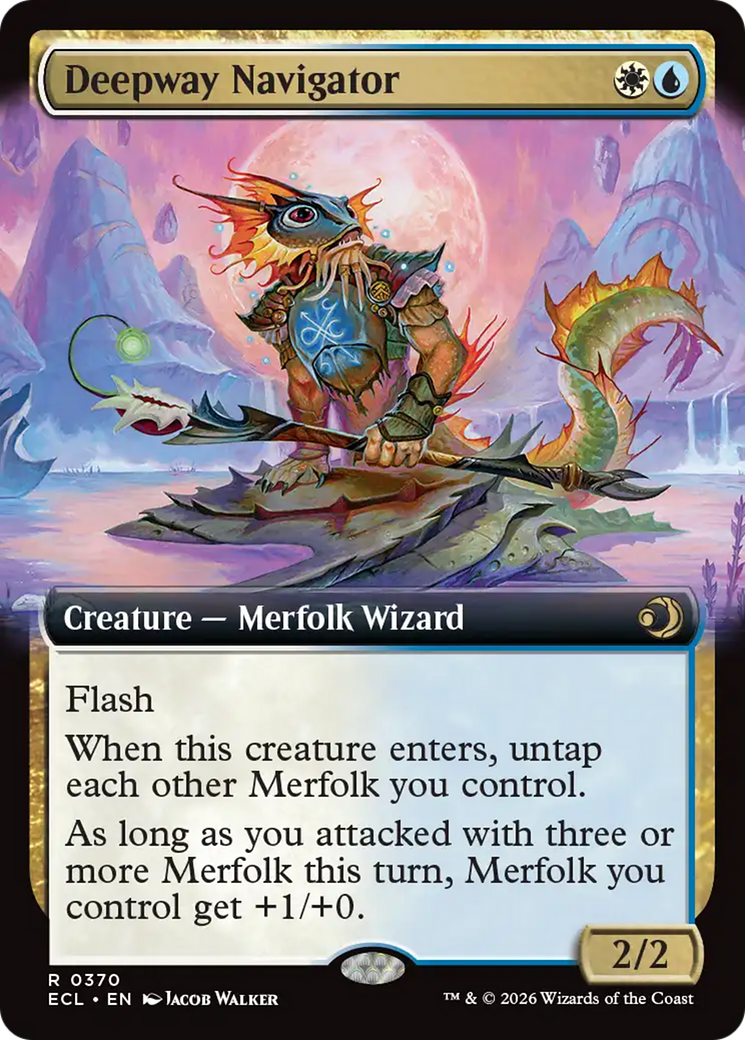 Deepway Navigator (Extended Art) [Lorwyn Eclipsed] [Foil]