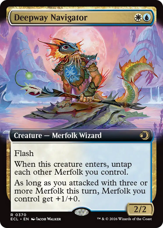 Deepway Navigator (Extended Art) [Lorwyn Eclipsed] [Foil]