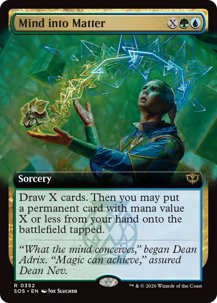 Mind into Matter (Extended Art) [Secrets of Strixhaven] [Foil]