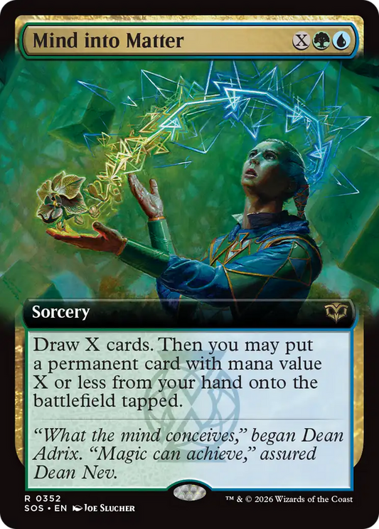 Mind into Matter (Extended Art) [Secrets of Strixhaven] [Foil]