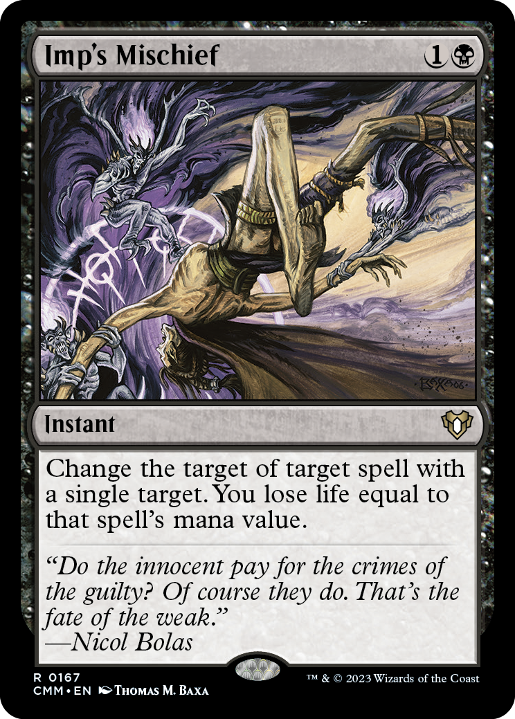 Imp's Mischief [Commander Masters] [Foil]