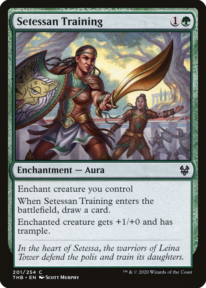 Setessan Training [Theros Beyond Death] [Foil]