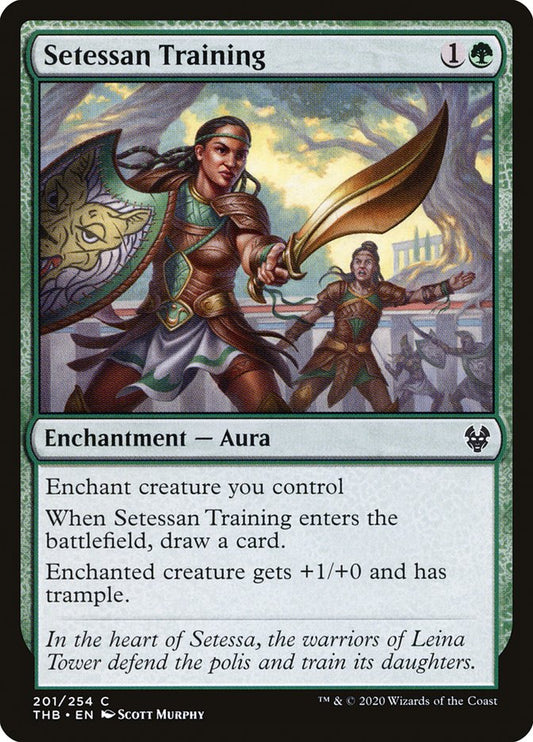 Setessan Training [Theros Beyond Death] [Foil]