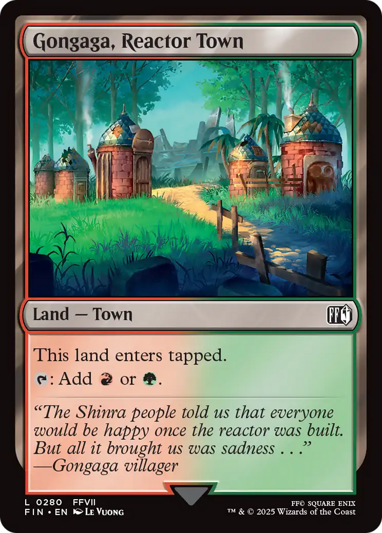 Gongaga, Reactor Town [FINAL FANTASY] [Foil]