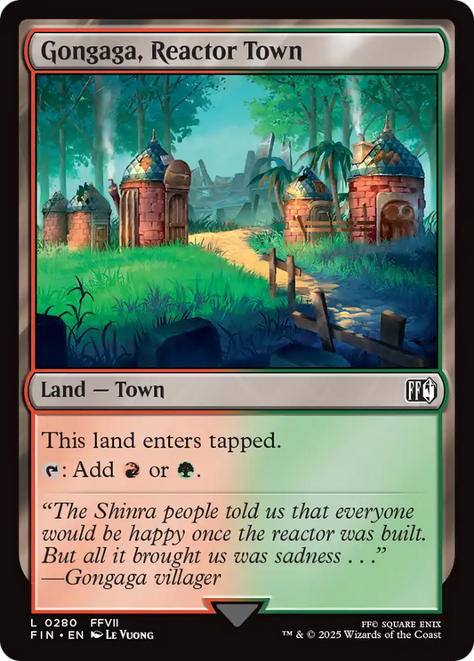 Gongaga, Reactor Town [FINAL FANTASY] [Foil]