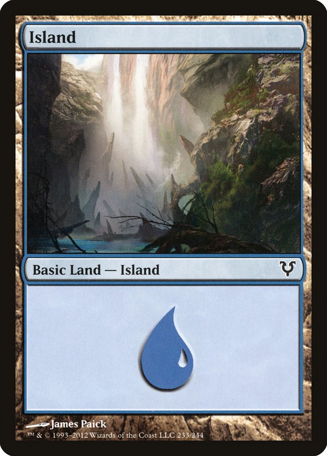 Island (233) [Avacyn Restored] [Foil]