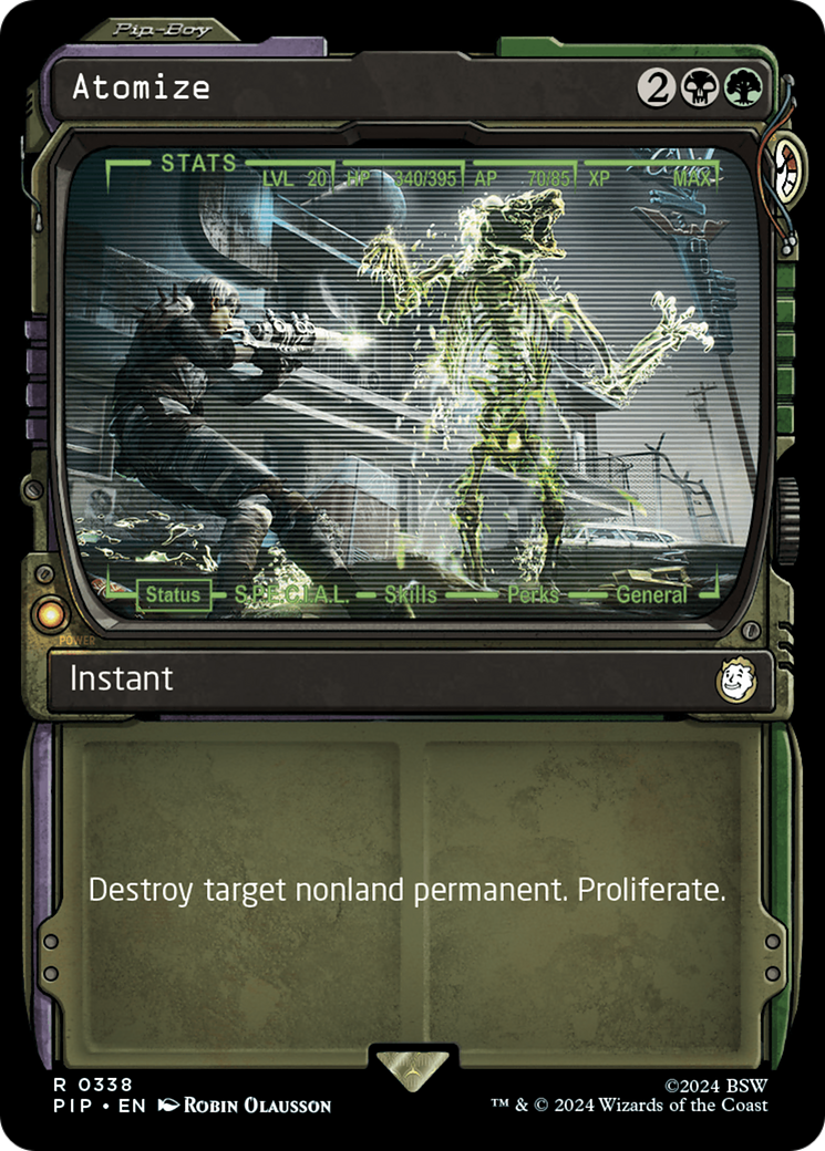 Atomize (Showcase) [Fallout] [Foil]