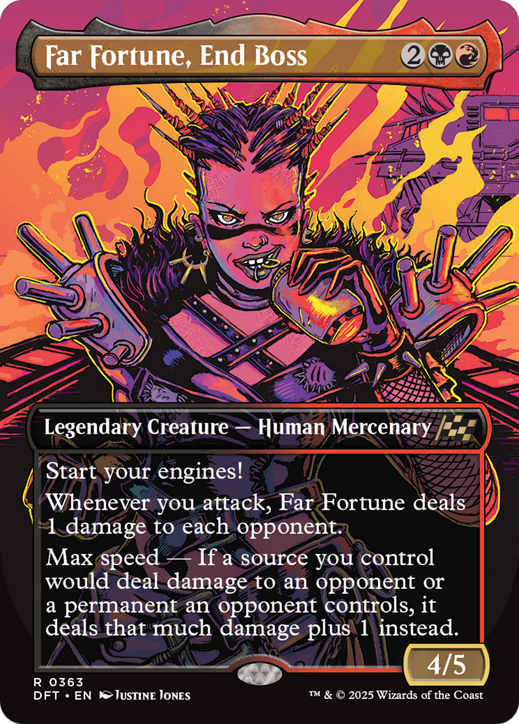 Far fortune, End Boss (Borderless) [Aetherdrift] [Foil]