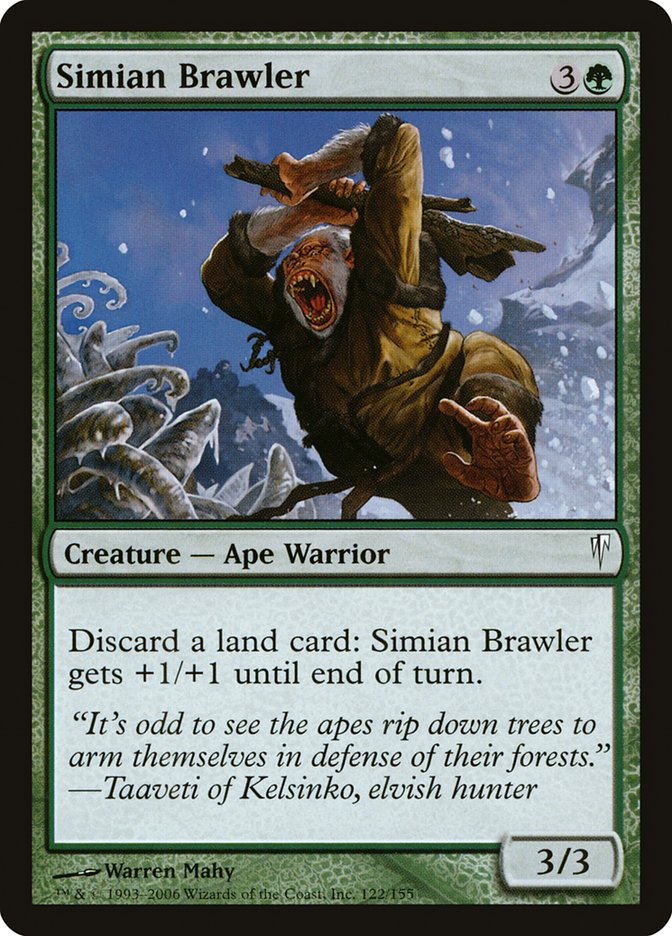 Simian Brawler [Coldsnap] [Foil]