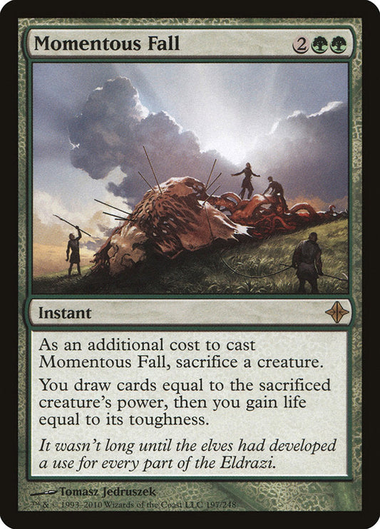 Momentous Fall [Rise of the Eldrazi] [Foil]