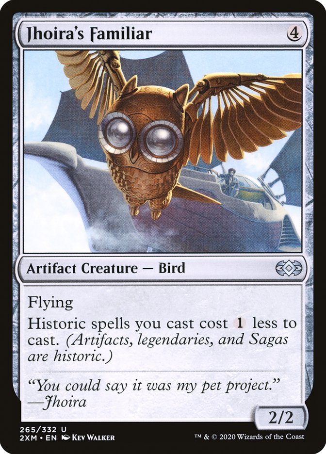 Jhoira's Familiar [Double Masters] [Foil]