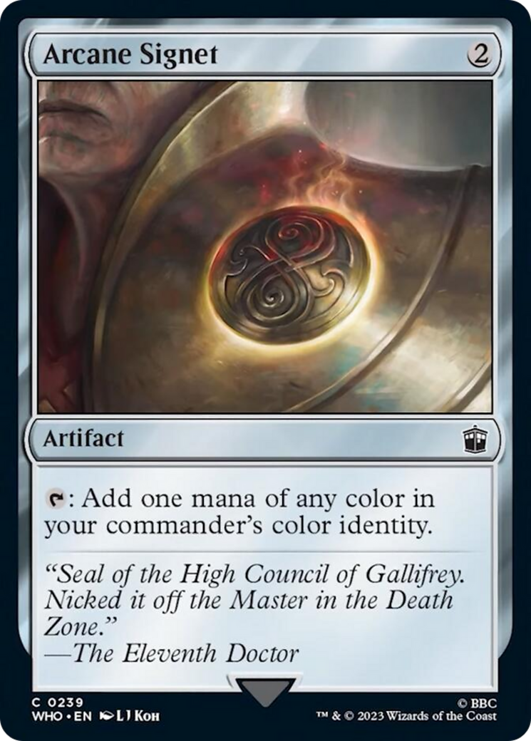 Arcane Signet [Doctor Who] [Foil]