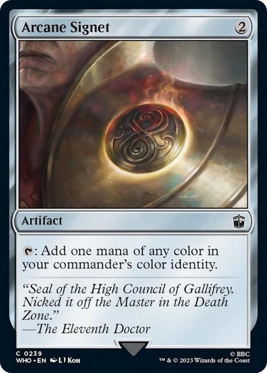 Arcane Signet [Doctor Who] [Foil]