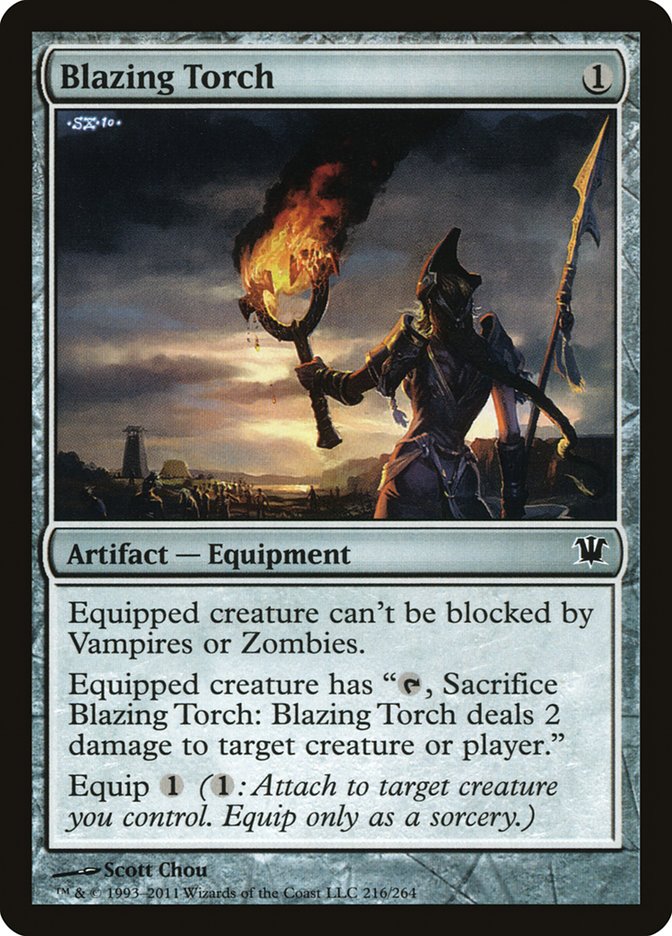 Blazing Torch [Innistrad] [Foil]