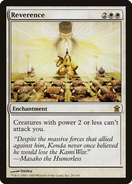 Reverence [Saviors of Kamigawa] [Foil]