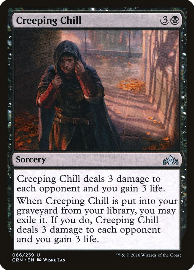 Creeping Chill [Guilds of Ravnica] [Foil]