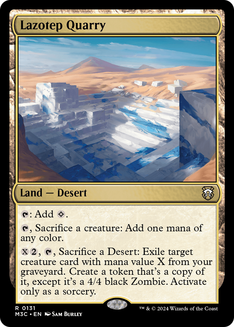 Lazotep Quarry (Extended Art) [Modern Horizons 3 Commander] [Foil]