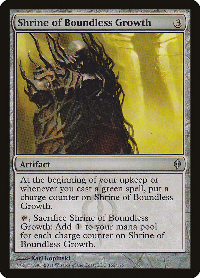 Shrine of Boundless Growth [New Phyrexia] [Foil]