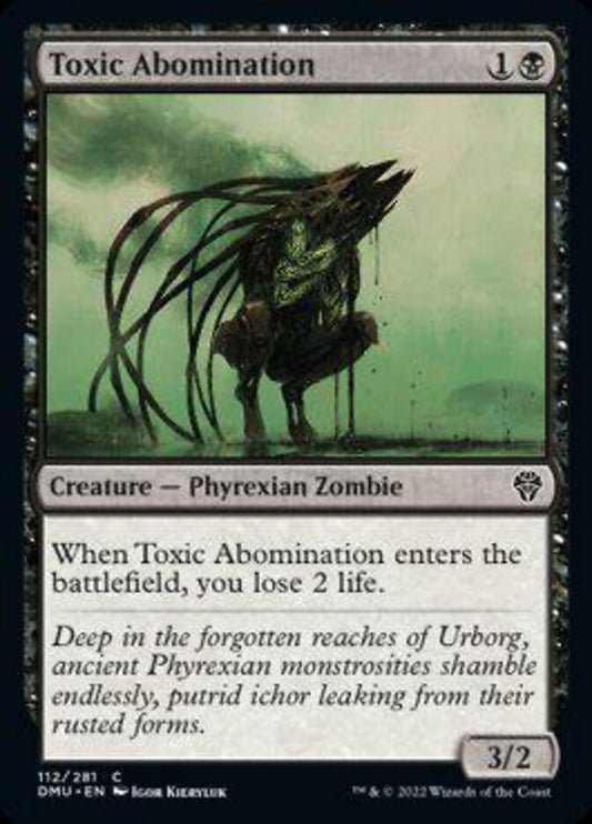 Toxic Abomination [Dominaria United] [Foil]