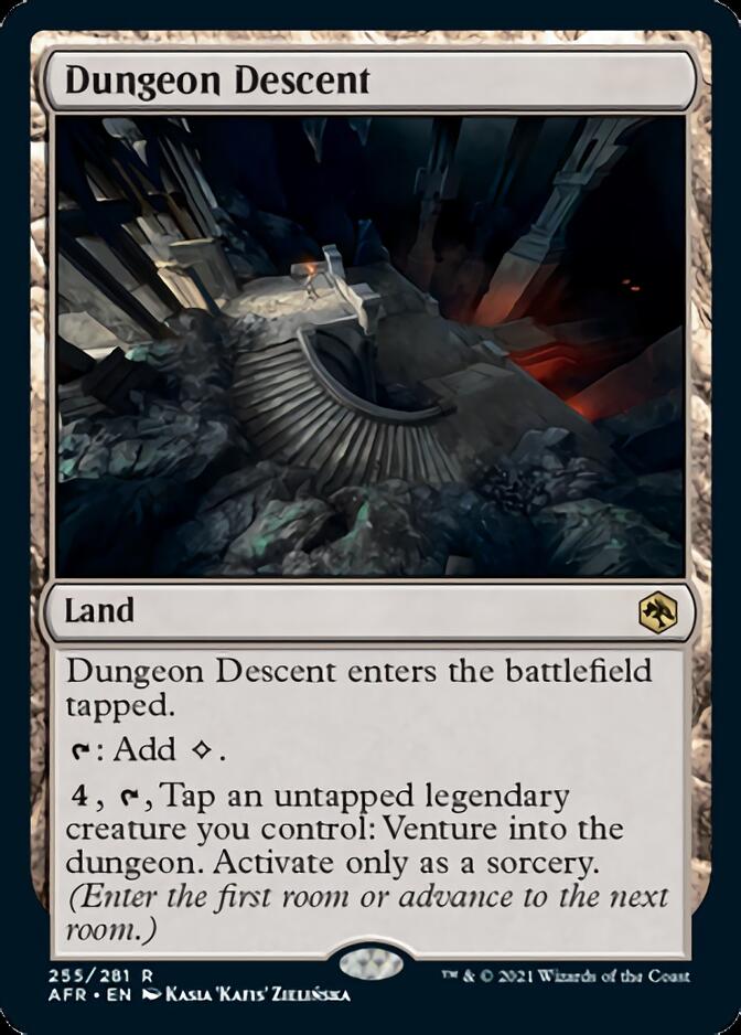 Dungeon Descent [Dungeons & Dragons: Adventures in the Forgotten Realms] [Foil]