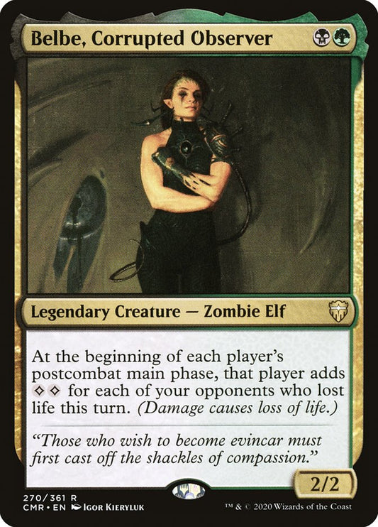 Belbe, Corrupted Observer [Commander Legends] [Foil]