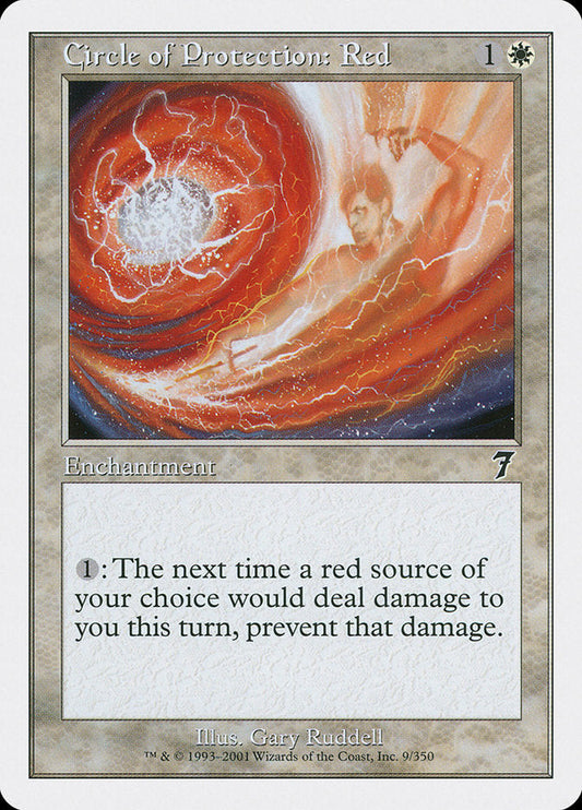 Circle of Protection: Red [Seventh Edition] [Foil]