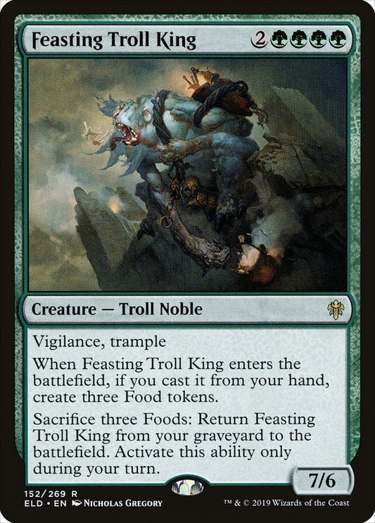 Feasting Troll King [Throne of Eldraine] [Foil]