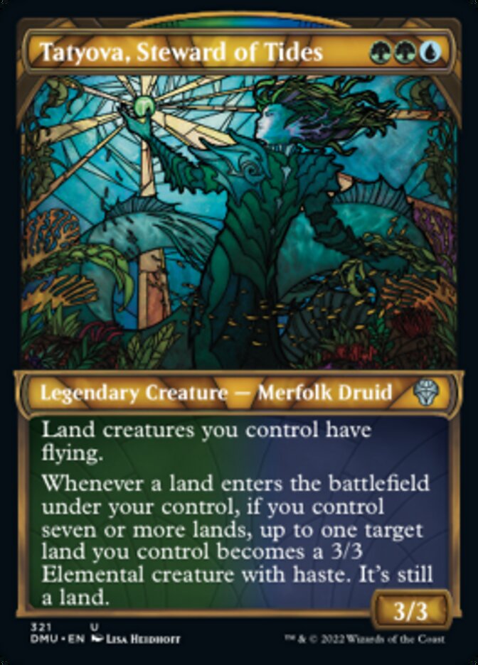 Tatyova, Steward of Tides (Showcase) [Dominaria United] [Foil]